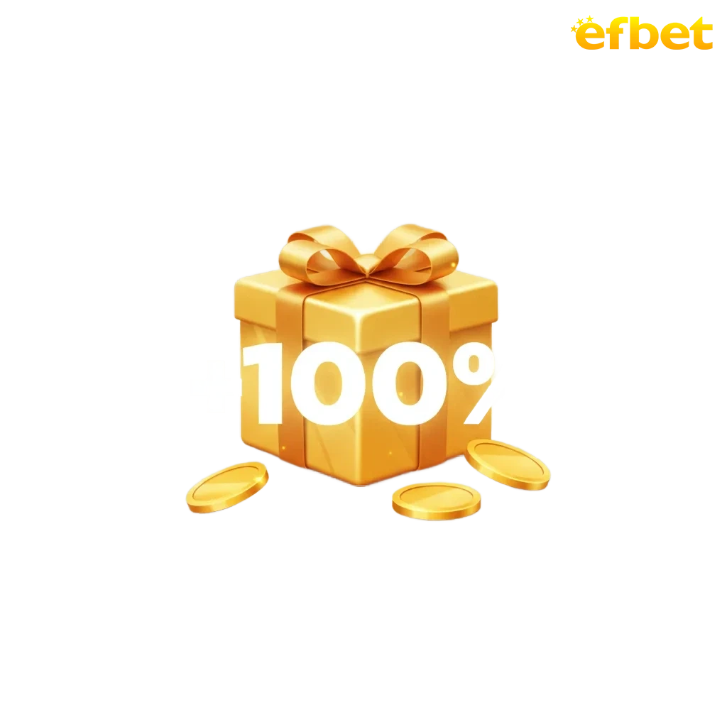 Banner Efbet Italia: bonus benvenuto 100% fino a 200€ sul primo deposito; casino, slot, live e scommesse.