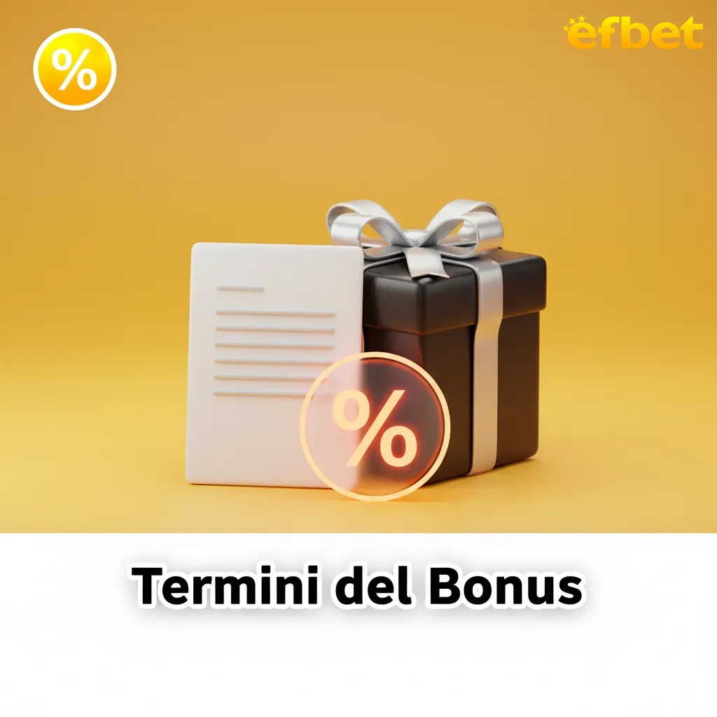Grafica Termini del Bonus: 18+, ADM verificato, 1 bonus per persona, deposito minimo, requisiti di puntata.