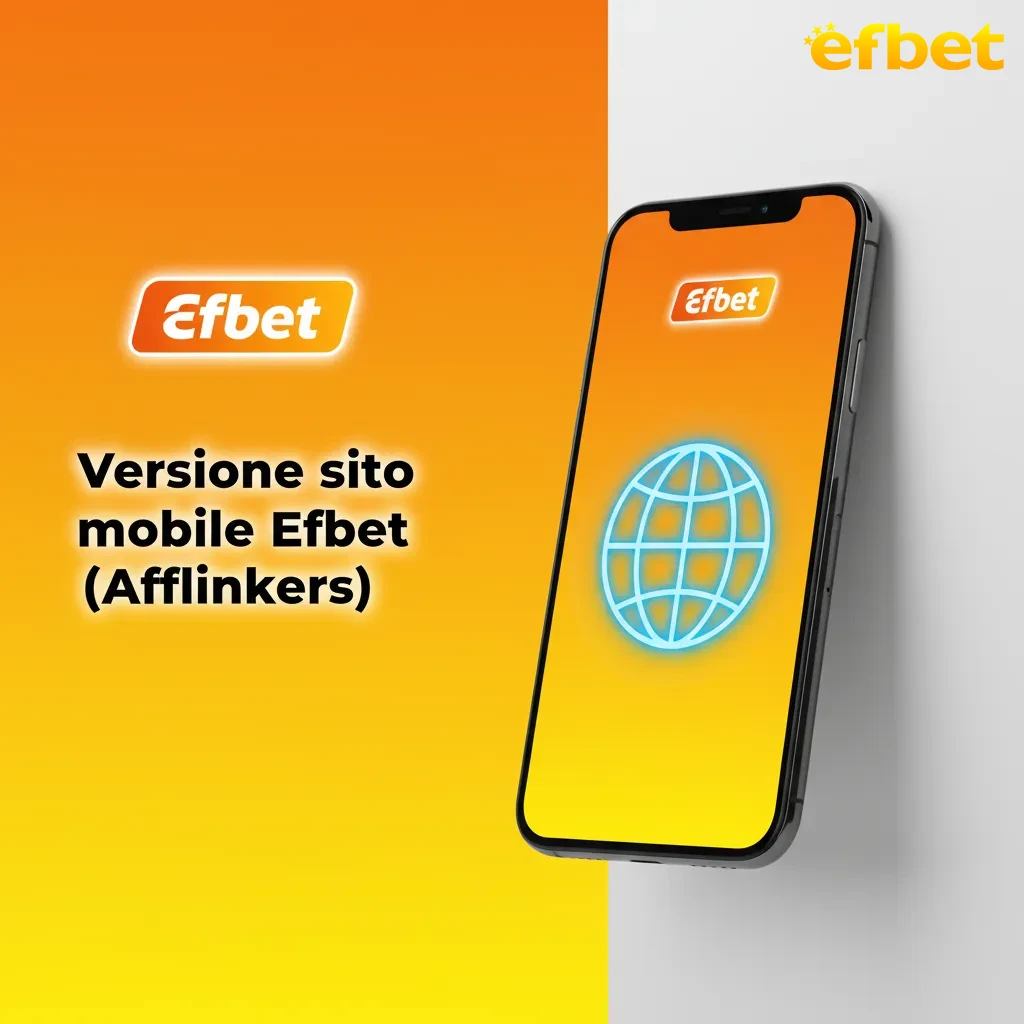 Schermata del sito mobile Efbet su smartphone e tablet: quote, casinò, live, promo e pagamenti, senza download.