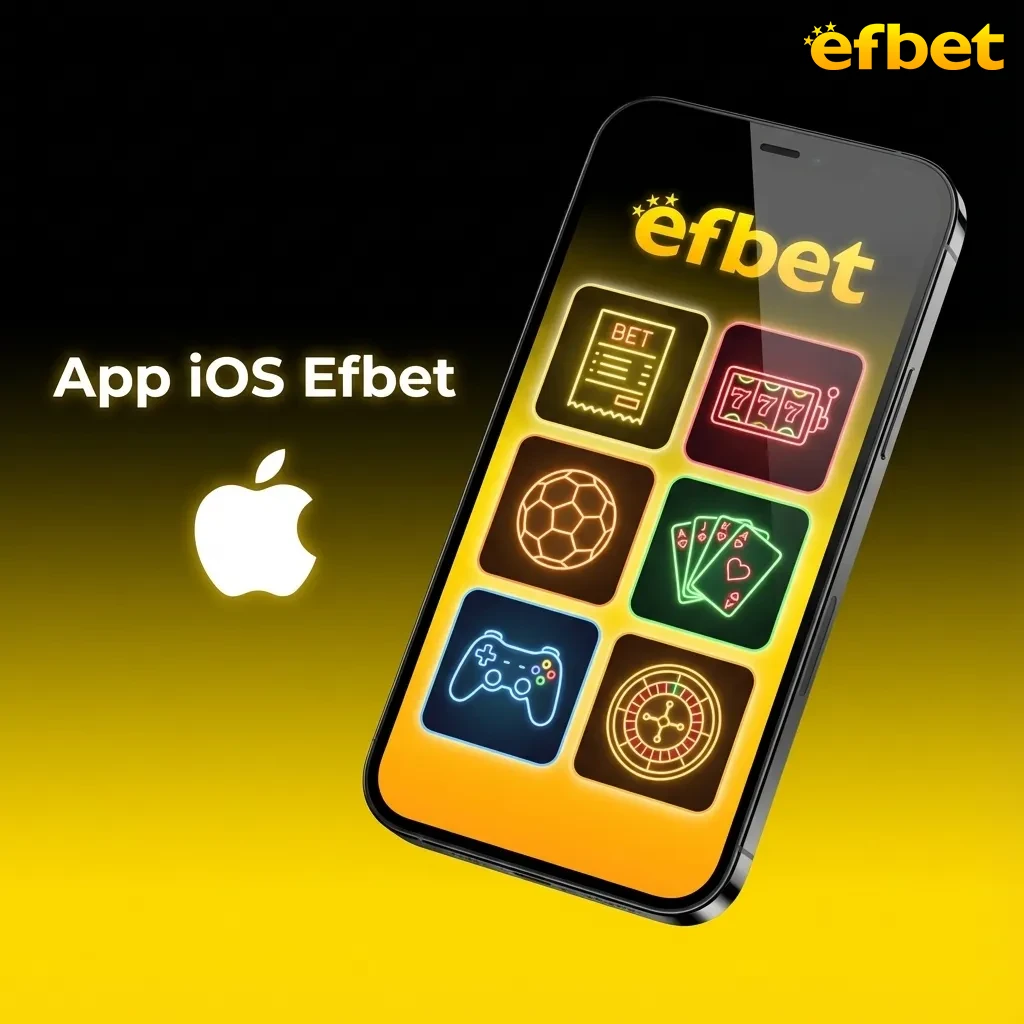 App Efbet per iOS disponibile su iPhone e iPad per scommesse sportive e casinò, richiede iOS 11.0 e 120 MB di spazio