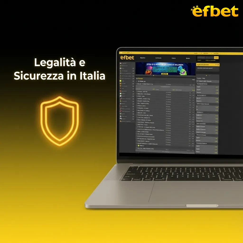 Italian legal and security concept with shield, lock icon, and EU data protection symbols on digital background